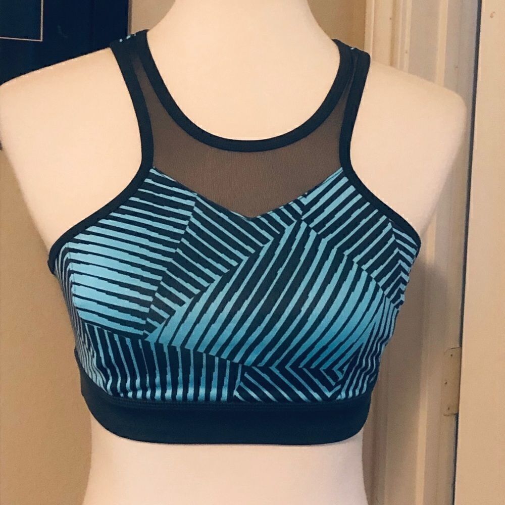 Z by ZELLA BAJA STRIPED SPORTS BRA - Picture 2 of 8